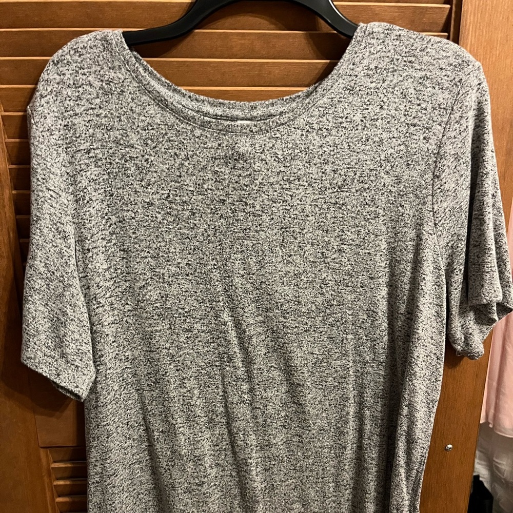 Gray Speckled Tee Shirt